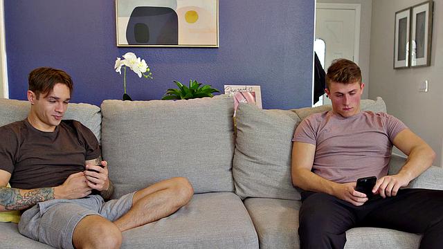 Tatted Stud Railed By Hot Buddy - Studios