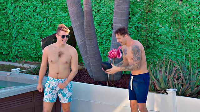 Tatted Stud Railed By Hot Buddy - Studios