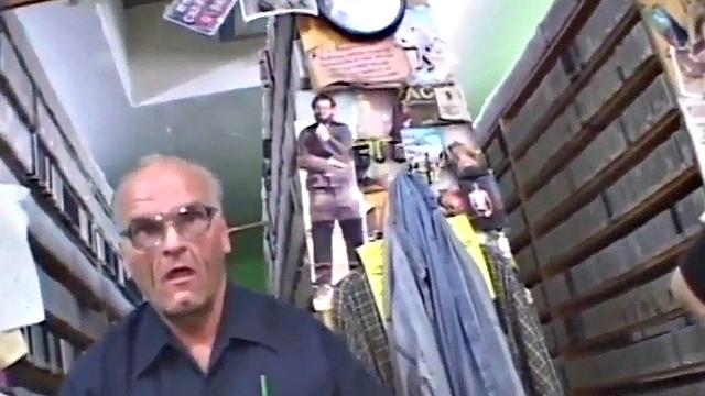 Busty slut goes down