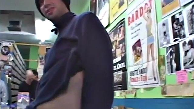 Busty slut goes down