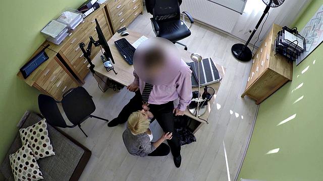 LOAN4K. Woman does it with moneylender receiving both pleasure and cash