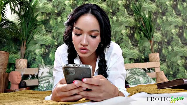 Free use of Latina student