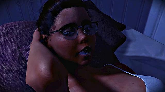 Futa3dX - Exotic Futa Dancer Sucks Blonde's Cock