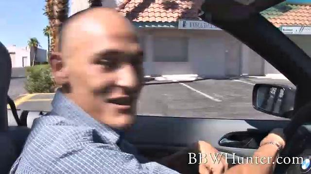 Pretty Woman in a Parking Lot