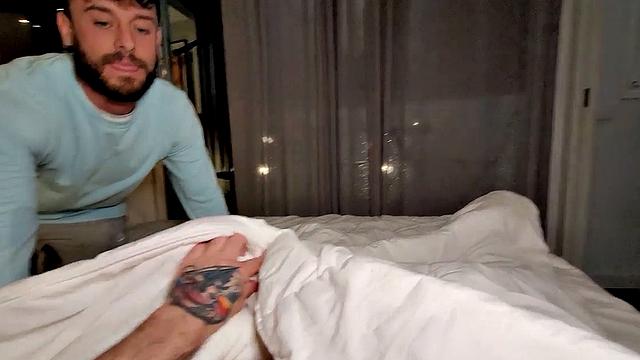 see your bro's buddy crave your cock and take it hard