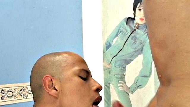 Real Spanish twink gets fucked at home after cum swapping