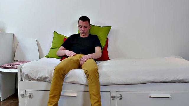 Twink Andrew Foot Jerk Off