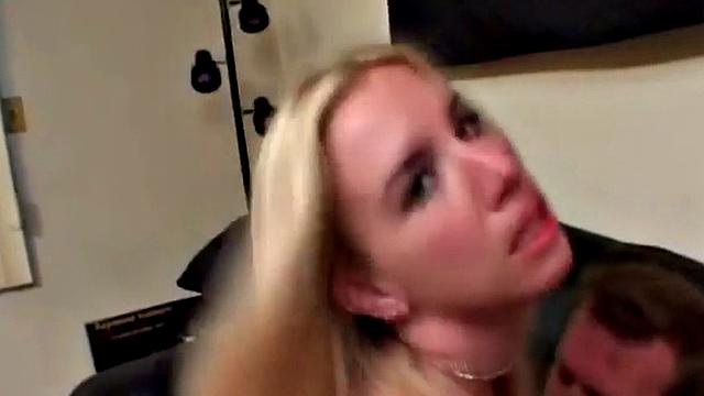 Cock riding blonde slut gets a facial