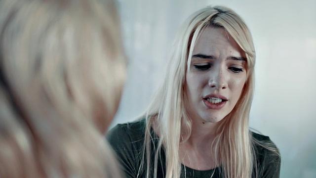 Lesbian MILF with glasses seduces 19yo slutty lesbian