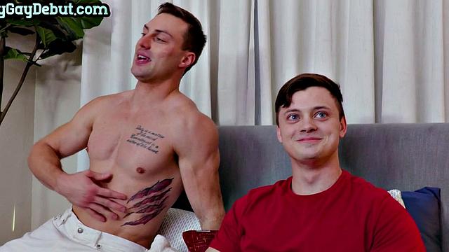 Sculpted stud throatfucking beauty