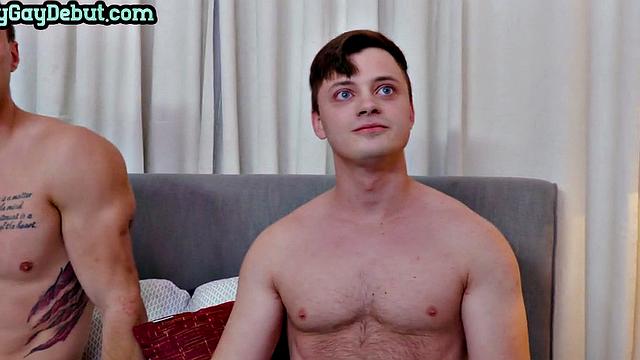 Sculpted stud throatfucking beauty