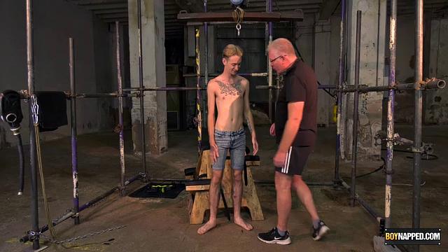 Jacob Daniels & Sebastian Kane Work on Twink Boy Jacob - Part 1