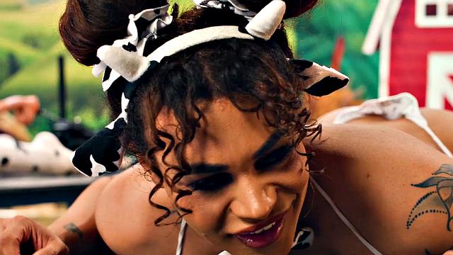 OOPSIE - PAWG Farmer Tommy King MILKS Trans Eva Maxim & Zariah Aura, Gets RAW DOUBLE-PENETRATED