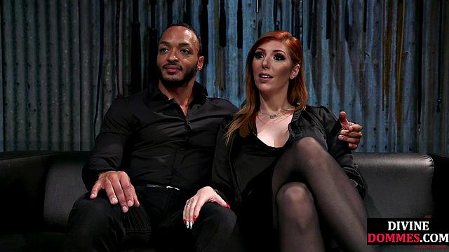 BDSM CFNM strapon MILF domina smothers her sub face