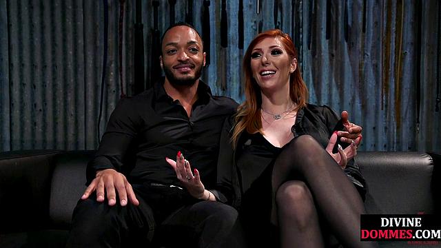 BDSM CFNM strapon MILF domina smothers her sub face