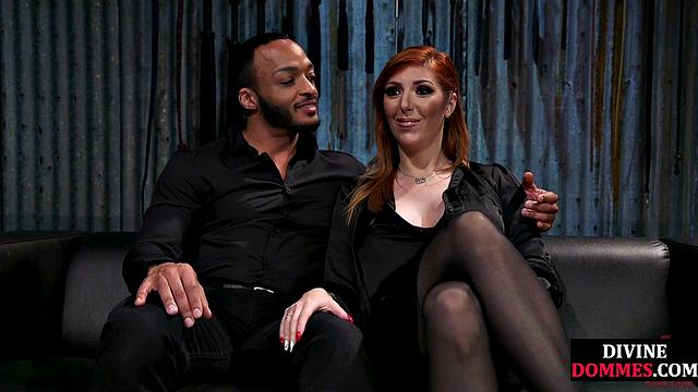 BDSM CFNM strapon MILF domina smothers her sub face