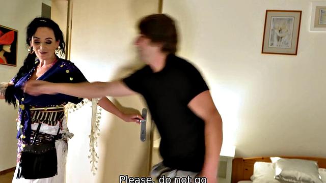 MATURE4K. Woman finds the man with a boner and she is penetrated by him