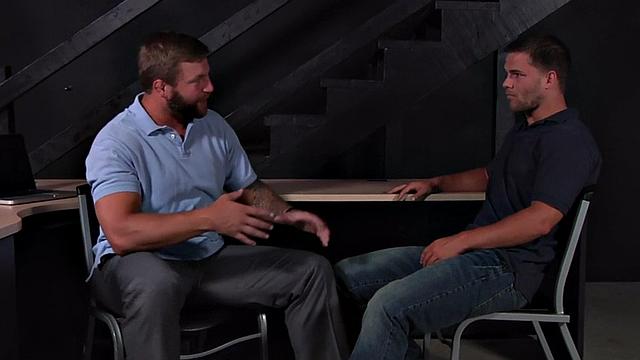 Anal loving jock gets fucked by tattooed BF in ass