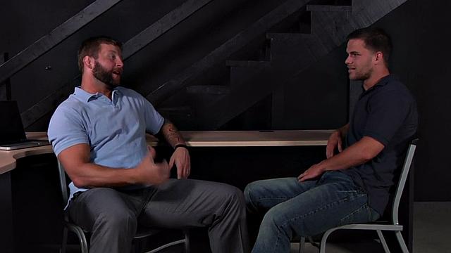 Anal loving jock gets fucked by tattooed BF in ass