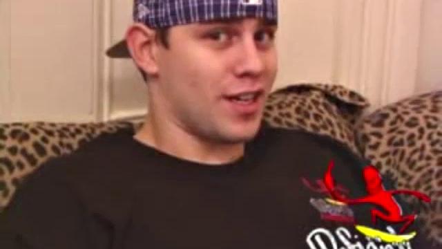 While he watches a porn video, young Bobby Drake strokes his cock hard, and then pulls out a rubber dildo and works his ass. It isn't long before he blows a wad of fresh warm cum onto his face.