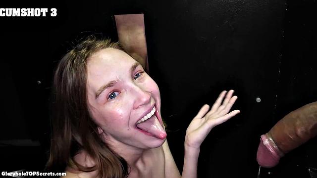 Brace yourself, Claire, deepthroating is hard!