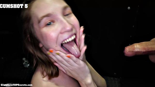 Brace yourself, Claire, deepthroating is hard!