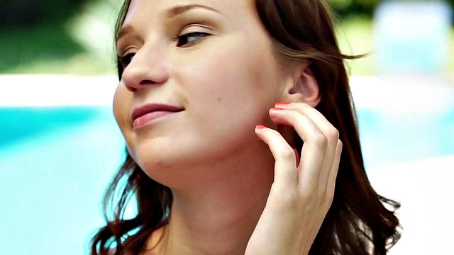 Teenage babe riding senior citizen dick before facial