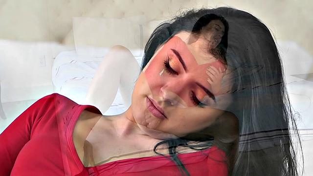 A curvy teen with curly hair get down and dirty with a hard one-on-one fuck