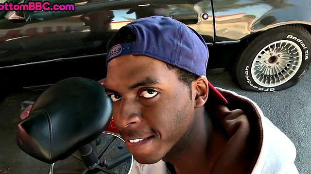 Rough anal session given to black thug