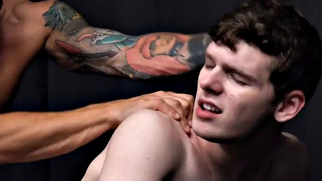 Rimming stud breeding twink in black jockstrap