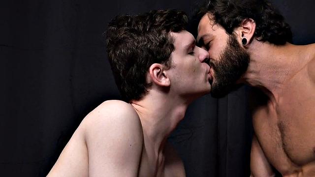 Rimming stud breeding twink in black jockstrap