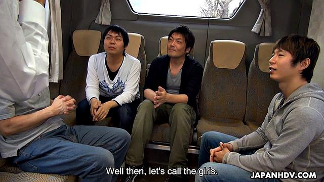 Hikaru Ayami, Mitsuka Koizumi, Mitsuki and Chiharu fucked in touristic tour