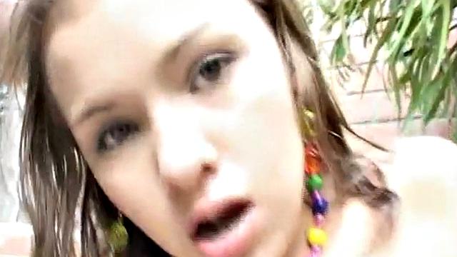 Selina 18 Lesbian Sucking and Cum