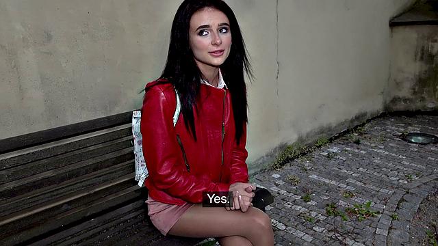 Rip my nylons and fuck my pussy