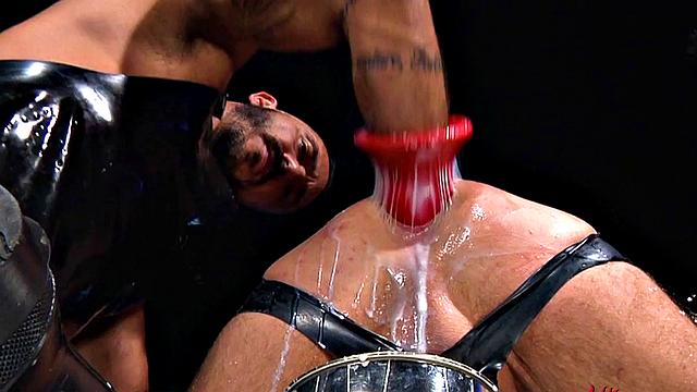 FistingInferno - Colton Reece Raw Dogs Restrained Sub