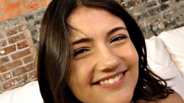 Cockwanking 21yo slut jerks POV dick while talking nasty