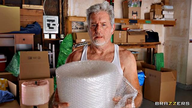 Disgusting Old Mover, Horny Young Wife Likes It!?