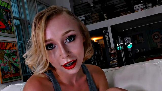 Oiled lover jerks n titfucks POV cock while talking dirty