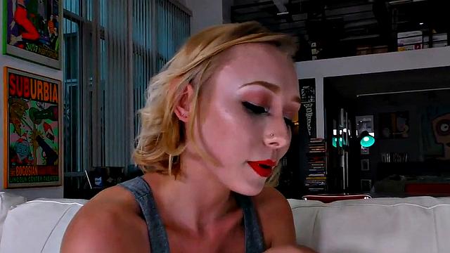 Oiled lover jerks n titfucks POV cock while talking dirty