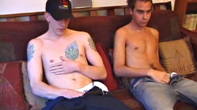 Shane returns for another scene with Vincenzo who can't wait to get naked and play.