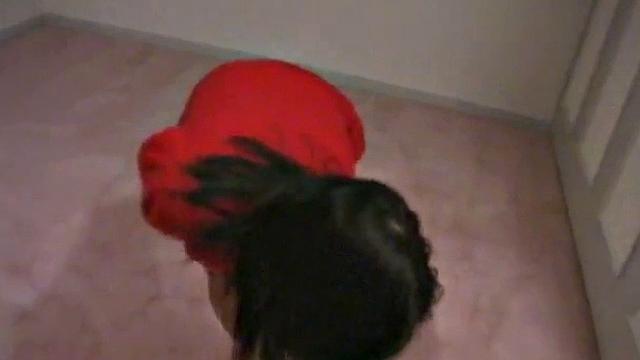 Japanese babe gets her pussy pounded in POV in a missionary position