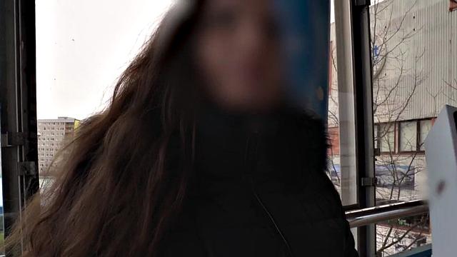 Fake priest POV fucking nympho picked up in van