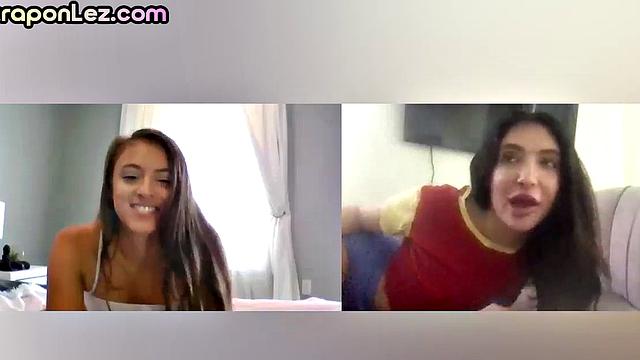Webcam lesbian bitches masturbate with sex toys