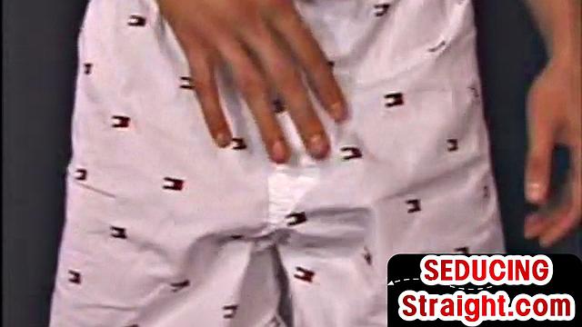 Straight vintage studs enjoy 1st time gay BJ till cumshot