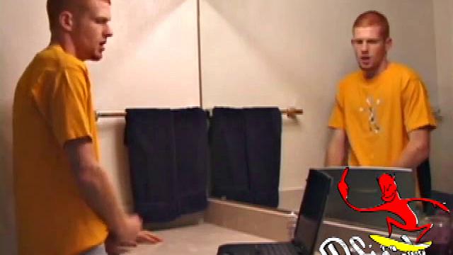 Young Tristian's Hot Solo Scene: Bathroom Jerk Off and Mirror Cum Shot