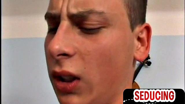 Amateur rimjob twinks enjoy bareback orgy till facial