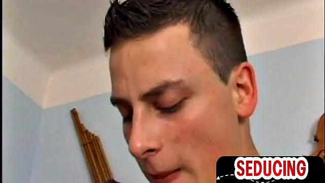 Amateur rimjob twinks enjoy bareback orgy till facial