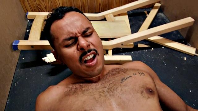 Sexy gay fucked by dominant gay in tight asshole