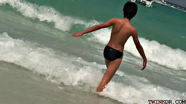 Horny Asian couple analfucking