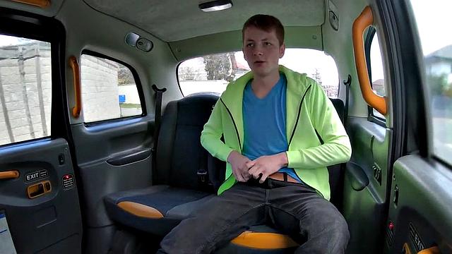 Busty cab bae pussypounded in car by client